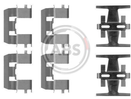 Гальмівні колодки (монтажний набір) A.B.S. A.B.S. 1208Q (фото 1)