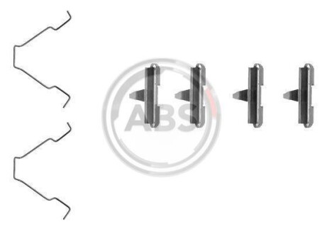 Гальмівні колодки (монтажний набір) A.B.S. A.B.S. 1270Q (фото 1)