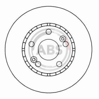 Гальмівний диск A.B.S. A.B.S. 15113