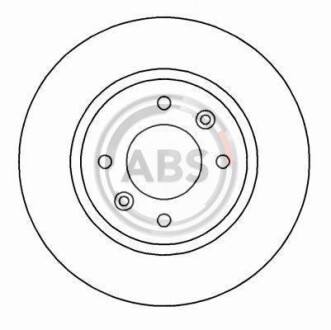 Гальмівний диск A.B.S. A.B.S. 15114