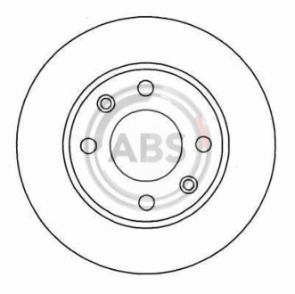 Гальмівний диск A.B.S. A.B.S. 15318