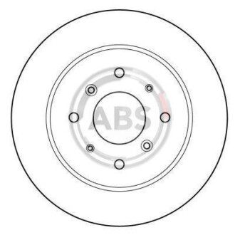 Гальмівний диск A.B.S. A.B.S. 15599