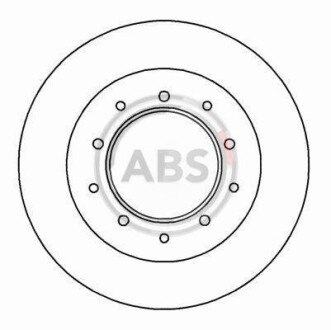 Гальмівний диск A.B.S. A.B.S. 15616