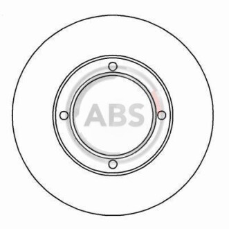 Гальмівний диск A.B.S. A.B.S. 15658