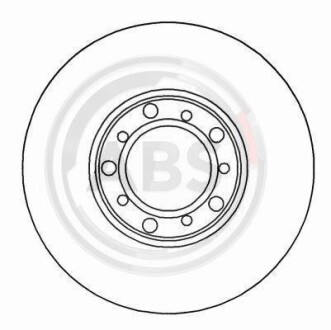 Тормозной диск A.B.S. 15738