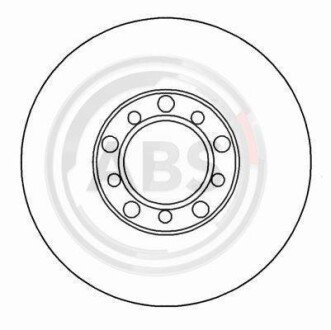 Тормозной диск A.B.S. 15739