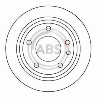 Гальмівний диск A.B.S. A.B.S. 15742