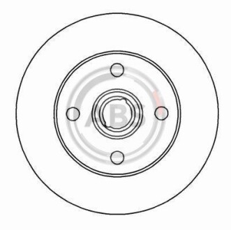 Гальмівний диск A.B.S. A.B.S. 15757