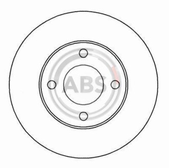 Тормозной диск A.B.S. 15764