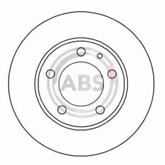 Гальмівний диск A.B.S. A.B.S. 15769