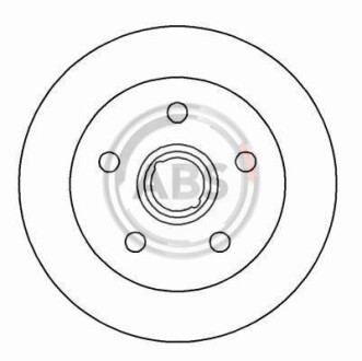 Гальмівний диск A.B.S. A.B.S. 15780