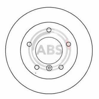 Гальмівний диск A.B.S. A.B.S. 15782