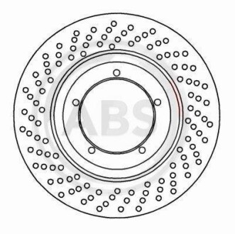 Тормозной диск A.B.S. 15807