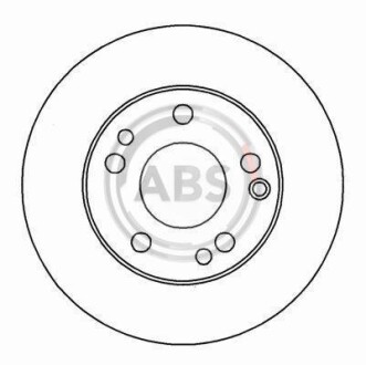 Гальмівний диск A.B.S. A.B.S. 15816