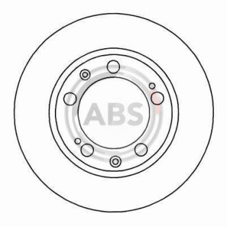 Гальмівний диск A.B.S. A.B.S. 15822