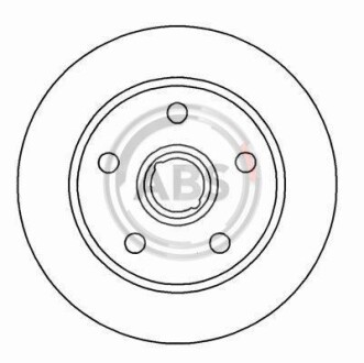 Гальмівний диск A.B.S. A.B.S. 15826