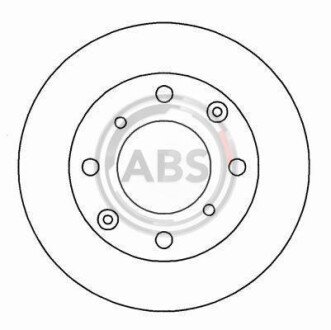 Тормозной диск A.B.S. 15832