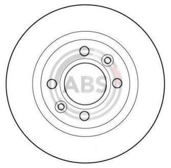 Тормозной диск A.B.S. 15864