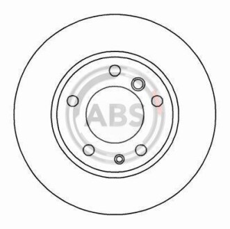 Гальмівний диск A.B.S. A.B.S. 15870