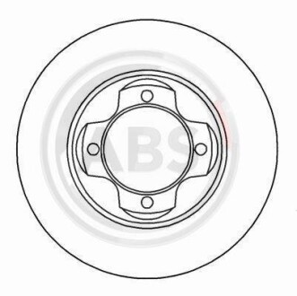 Тормозной диск A.B.S. 15874