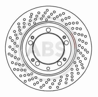 Тормозной диск A.B.S. 15882
