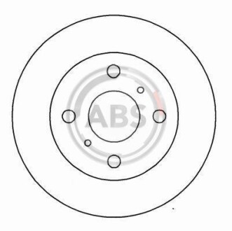 Гальмівний диск A.B.S. A.B.S. 15895