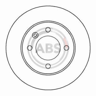 Гальмівний диск A.B.S. A.B.S. 15961