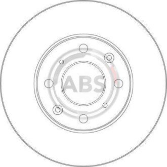 Тормозной диск A.B.S. 15964
