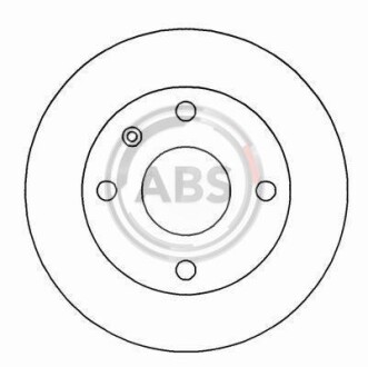 Гальмівний диск A.B.S. A.B.S. 15965