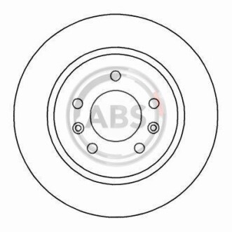 Гальмівний диск A.B.S. A.B.S. 15982