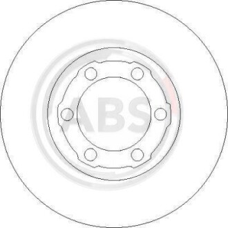 Тормозной диск A.B.S. 16000