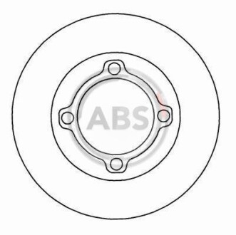 Гальмівний диск A.B.S. A.B.S. 16017