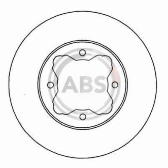 Гальмівний диск A.B.S. A.B.S. 16038