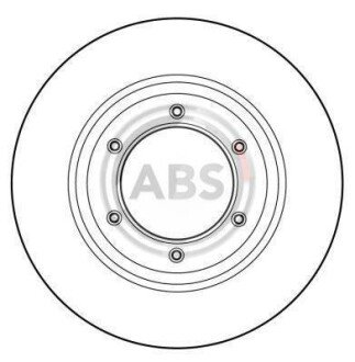 Тормозной диск A.B.S. 16045