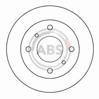 Гальмівний диск A.B.S. A.B.S. 16064