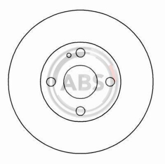 Гальмівний диск A.B.S. A.B.S. 16087