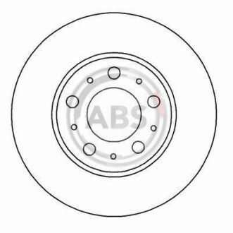 Гальмівний диск A.B.S. A.B.S. 16094