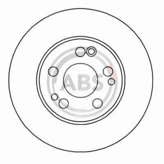 Тормозной диск A.B.S. 16106