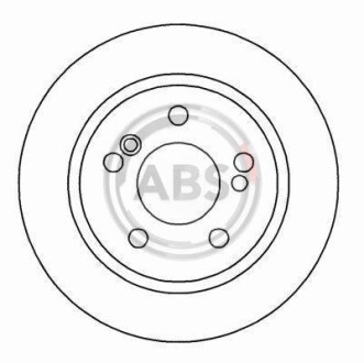 Гальмівний диск A.B.S. A.B.S. 16108