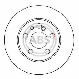 Гальмівний диск A.B.S. A.B.S. 16111