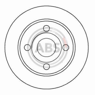 Гальмівний диск A.B.S. A.B.S. 16123