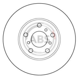 Гальмівний диск A.B.S. A.B.S. 16141