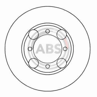 Гальмівний диск A.B.S. A.B.S. 16161