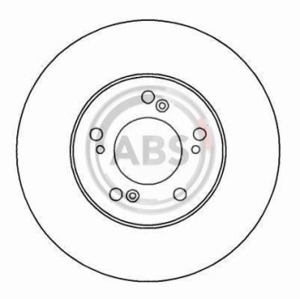 Гальмівний диск A.B.S. A.B.S. 16182