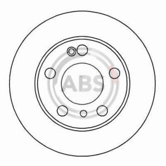 Гальмівний диск A.B.S. A.B.S. 16188