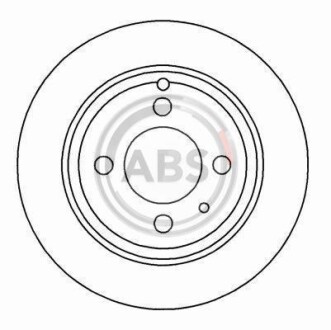 Гальмівний диск A.B.S. A.B.S. 16221