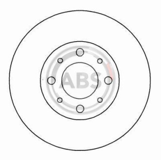 Гальмівний диск A.B.S. A.B.S. 16222