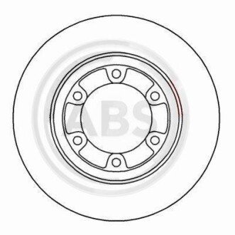 Тормозной диск A.B.S. 16268
