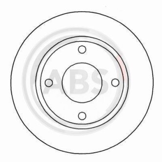 Тормозной диск A.B.S. 16282