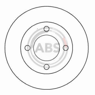 Гальмівний диск A.B.S. A.B.S. 16299